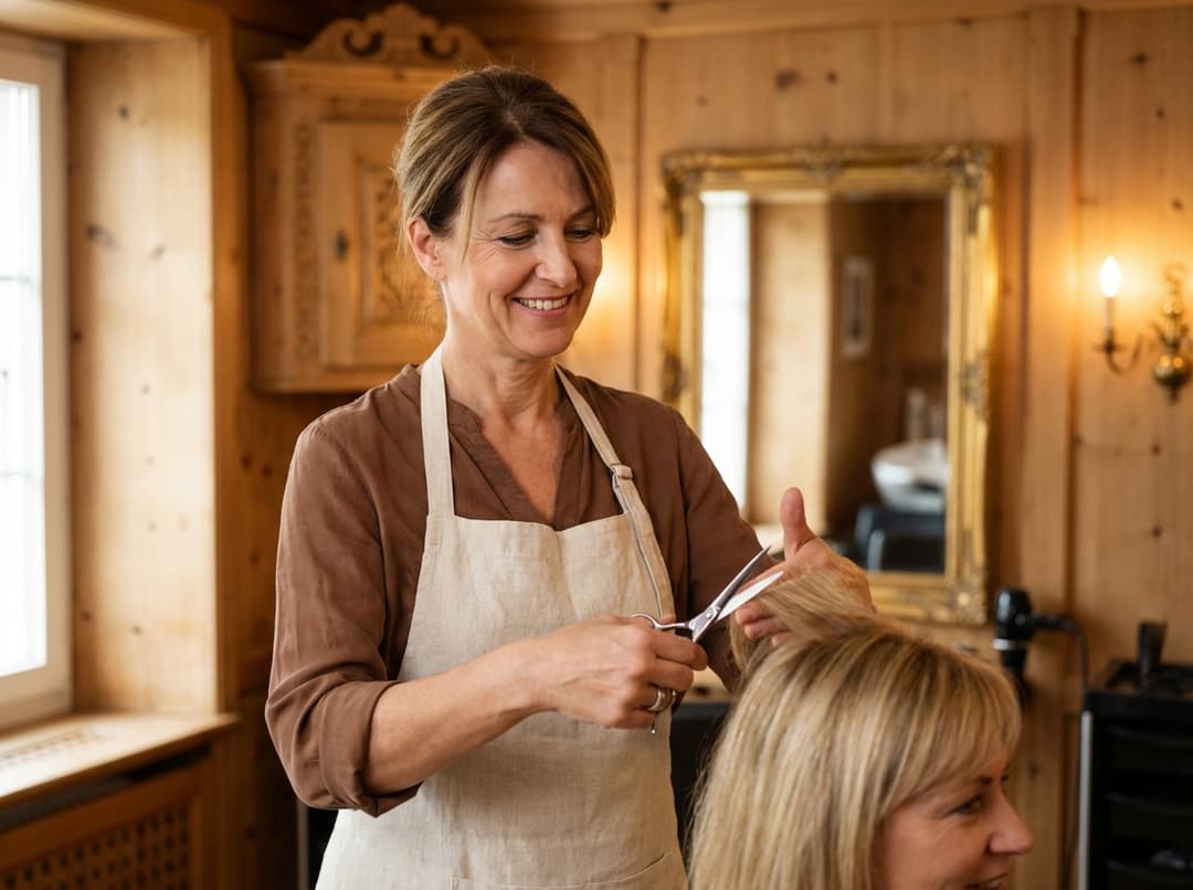Barbara Bischof im Salon